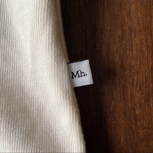 Madhappy Unisex Log Off Heavy Tee Antique White - Picture 3 of 5